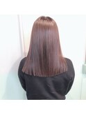 髪質改善＊卵型＊マロンベージュ＊２０代３０代【Zina銀座】