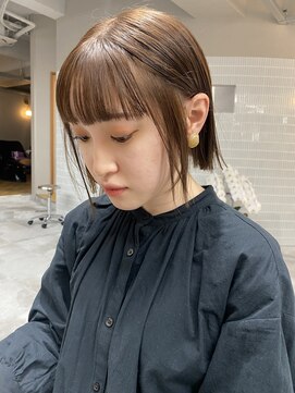 ボタン ハカタ(VOTAN hakata) 【YU_KA】ブリーチを使わないダブルカラー×チョコレートカラー