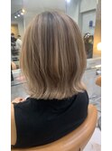 似合わせカット　バレイヤージュ