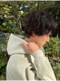 メンズミディアムパーマ