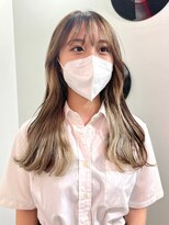 デート 下北沢(DATE)&nbsp;ダブルカラーホワイトベージュカラーケアブリーチハイトーン韓国