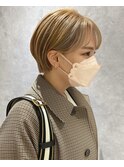 ハイトーンマッシュショート