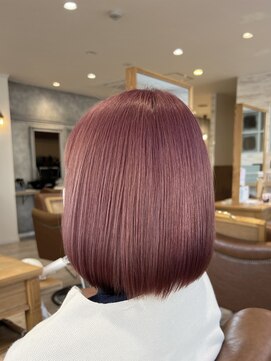 ラボヌールヘアー 宇都宮店(La Bonheur hair) ピンクヘア♪【宇都宮駅/インナーカラー】