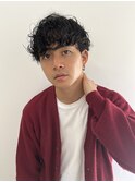 メンズカット 無造作パーマ 