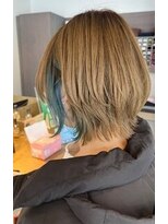 ヘアーメイク アンド(Hair make AND.) ショートウルフ×インナーカラー【札幌】