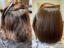 《こだわりメニュー◆No.1》究極のダメージレスが叶う★最高峰薬剤使用”髪質改善美髪ストレート”