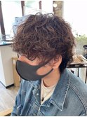 波巻きパーマ