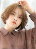 ふわカールでフレンチカジュアルミディヘアe古河20代30代40代