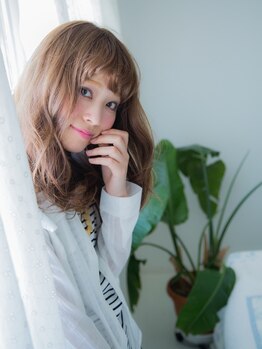 アカサ(A.casa)の写真/【倉敷】《カット＋透明感カラー¥7000》夏に向けて透明感がある柔らかなカラーで新しいスタイルに♪