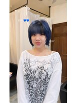 スイート ヘアデザイン(Suite HAIR DESIGN)&nbsp;【顔周りカットSayaka】レイヤー×Blue