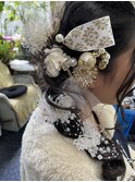 編みおろしスタイル