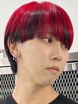 ウィコ 新宿(WICO)&nbsp;レッド×インナーブラック[新宿駅/韓国マッシュ/ベリーショート]