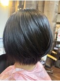 ナチュラルショートボブ