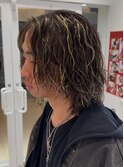 ツイスパハイライト波巻きスパイラルパーマミディアム