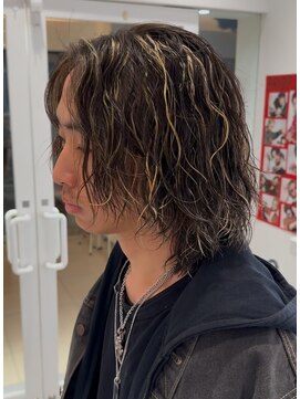 オーシャントーキョー 仙台(OCEAN TOKYO) ツイスパハイライト波巻きスパイラルパーマミディアム