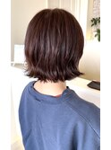 テラコッタブラウン外ハネボブ【富谷】