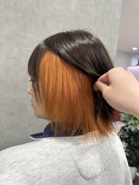 プライズ 成増店(prize) インナーカラー×オレンジカラーダブルカラー成増