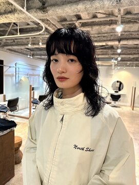 ホネン(honen) 薬院大通大人ショートボブウルフレイヤーパーマイルミナ髪質改善