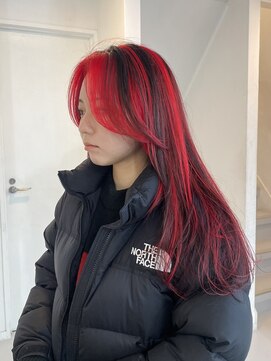 ミーム 原宿 表参道(meme) !ダブルカラーハイトーンカラーケアブリーチインナーカラー#原宿