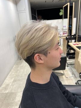 イヴォークトーキョーオーサカ(EVOKE TOKYO osaka) ホワイトベージュ×マッシュ