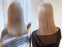 -Beauty-髪質改善カラーの手触り。過去最高の仕上がり。[金沢駅/ブリーチ/ケアブリーチ/ダブルカラー/韓国]