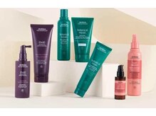 「自然の力と科学の知恵が出会う、AVEDAプロダクト。」
