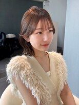 アム(amu)&nbsp;くびれボブ/レイヤーボブ/シースルーバング/顔まわりカット