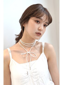 ロンドアンメゾン 原宿(Lond un Maison.) くびれヘア/顔周り/韓国/ボブ/レイヤーカット/前髪/カラー/原宿