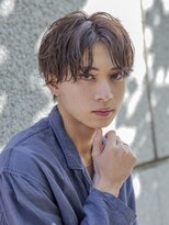 シティ(CITY)&nbsp;フェザーパーマブルーブラックサーフカールスパイキーショート