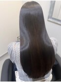 暗髪ツヤストレートスタイル　[錦糸町/髪質改善/押上/亀戸] 