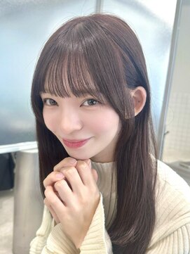 エース 梅田店(ace) ミディアムレイヤー/大阪/梅田/茶屋町/シースルーぱっつん/韓国