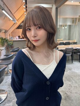 ロンド 表参道店(Lond) オリーブグレー/グランマッシュ/ココアベージュ/レイヤーカット