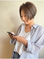 アン アイズ(ann EYES)&nbsp;ハンサムショート/美シルエット/大人の垢抜けショート/ベージュ