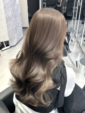 ブリーチなしダブルカラー☆ヘーゼルベージュ☆20代30代40代