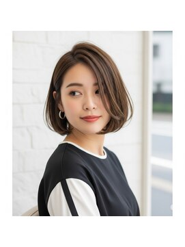 アイニ 天王寺アポロ店(aini) 耳掛けボブ大人