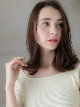 カバーヘアアンドスパ ブリス 浦和(COVER HAIR&SPA bliss) ダークアッシュ外ハネ小顔くびれヘア毛先パーマX浦和30代40代