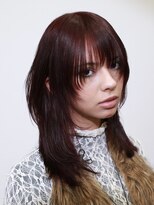 ピークアブー 原宿ハラカド(PEEK-A-BOO)&nbsp;海外風レイヤーセミロングミディアムヘアハッシュカット