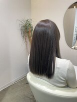 シプ 丸亀(sip)&nbsp;ミディアムレイヤーカットグレージュ顔周りカット