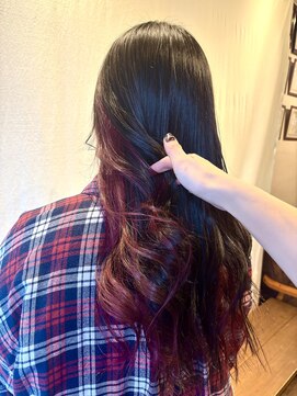 ココカラヘアー ニコ(cococara hair nico) デザインカラー/ブリーチ/ピンク/インナーカラー/髪質改善