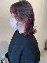 ロッカヘアエジェ(ROCCA hair eje.)&nbsp;くびれヘアピンクインナーカラー