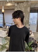 シャドウパーマ/メンズ縮毛矯正/毛流れセンターパート