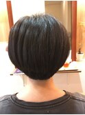 #丸みショートボブ
