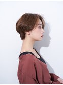 着物/クールショート/ピンクベージュ/ボブルフ/シルバーカラー