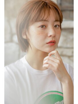 カライング(ing) 【+~ing 】シースルー切りっぱなしのミニボブ【柳沼くるみ】