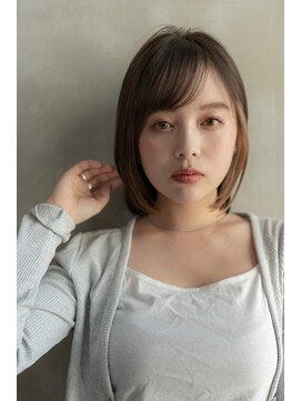 ブエナビスタ(BUENA VISTA) 【BUENAVISTA】大人かわいい前髪ボブ/インナーカラー/イルミナ