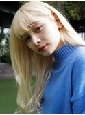 #ホワイトブロンド#ホワイトミルクティーブロンド