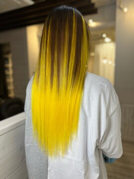 シェルティ フィエル(Shelltie Fiel) 次世代シールエクステ★イエローバレイヤージュ【錦糸町】