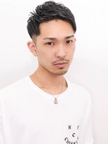 ルックグッドストア(LOOK GOOD STORE)&nbsp;束感ツーブロックマッシュパーマウルフ波巻きスキンフェード200