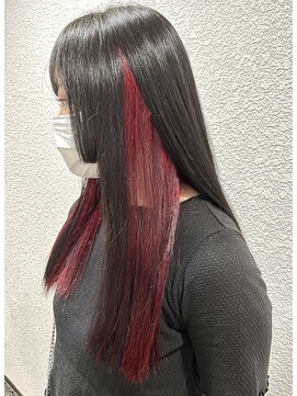 ネオリーブカップ 町田店(Neolive capu) インナーカラー◎レッド【町田/jr町田/町田駅】