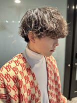 エース 栄矢場町店(Ace) 波巻きスパイラルツイストスパイラルパーママッシュメンズヘア